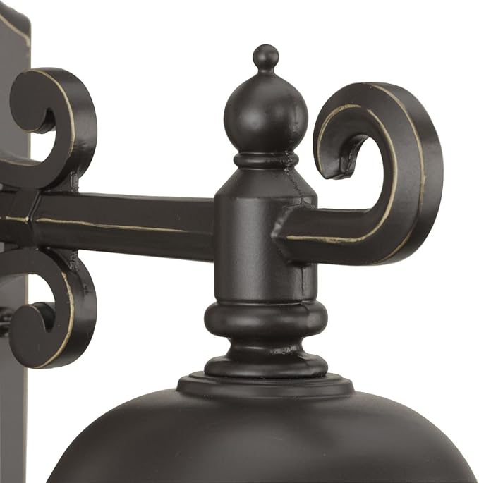 Progress Lighting Ashmore Collection 3-Light Water Seeded Glass New Traditional Outdoor Medium Wall Lantern Light | Lumora