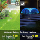 4 Pack Outdoor Solar Lights, Solar Garden Lights Bigger Firework Fairy Lights, Waterproof Outdoor Lights - Bigger | Lumora