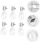 6pcs Solar Led Bulb Chandelier Eco-Friendly Decorative Light Bulbs for Garden Patio Outdoor Warm Light Vanity | Lumora