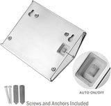 Solar Stair Lights, EpicGadget Waterproof Outdoor LED Step Lighting 3 LED Solar Powered Step Lights Stainless Steel | Lumora