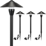 LUTEC 12V Low Voltage Pathway Lights, Die-cast Aluminum Pathway Lights with Connectors，IP65 Waterproof Outdoor | Lumora