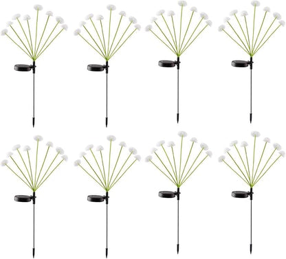 LED Solar Garden Lights Mushroom, Waterproof Solar Pathway Lights Outdoor, for Patio, Festival, Wedding, Party Decor Jellyfish Ambiance