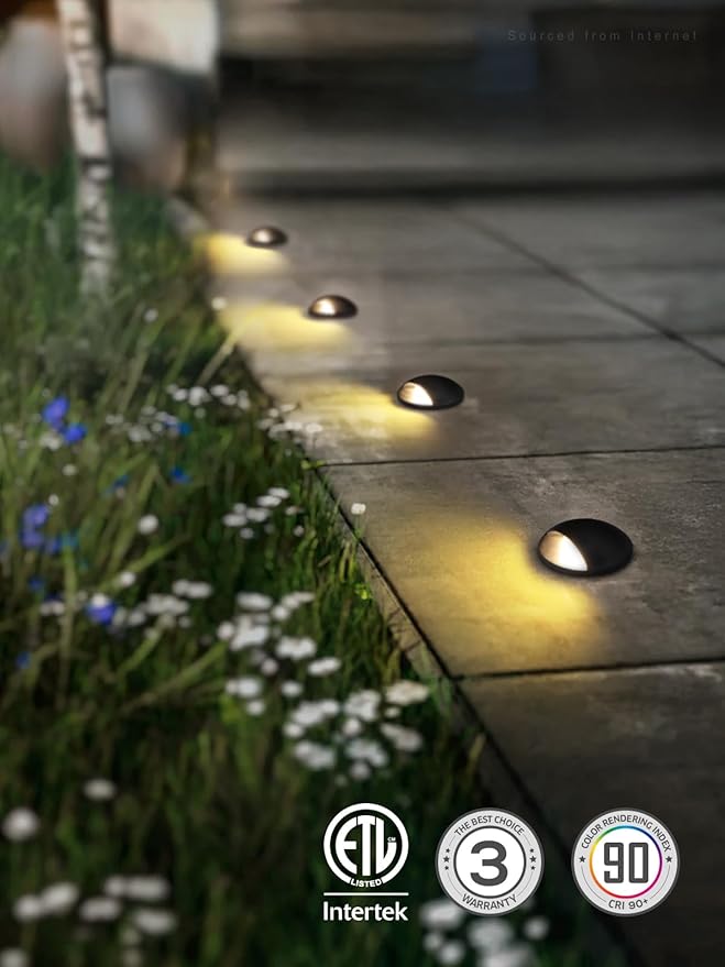 LEONLITE 5W Well Lights Landscape LED, Low Voltage Inground Lights Outdoor, 1800K/2700K/3000K/4000K/5000K | Lumora