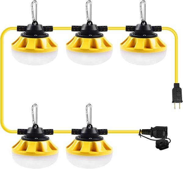 50FT Construction String Lights LED Industrial Grade Best for Construction Sites, Renovation, Walkways,Patio，Mine | Lumora
