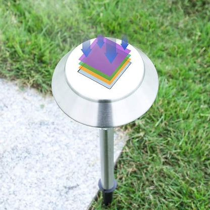 2- Pack Solar Lights Outdoor for Garden Walkway Led Solar Garden Lights Outdoor Waterproof for Pathway,Solar Pathway Lights Yard Lights for Patio Driveway Lawn Backyard Sidewalk Li