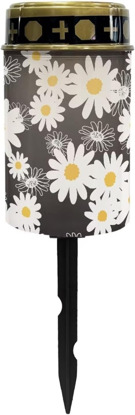 Daisy Solar Garden Light Garden Decoration Waterproof Solar Light Outdoor Solar Powered Landscape Path Light for Path, Yard, Driveway Solar Pathway Lights Outdoor