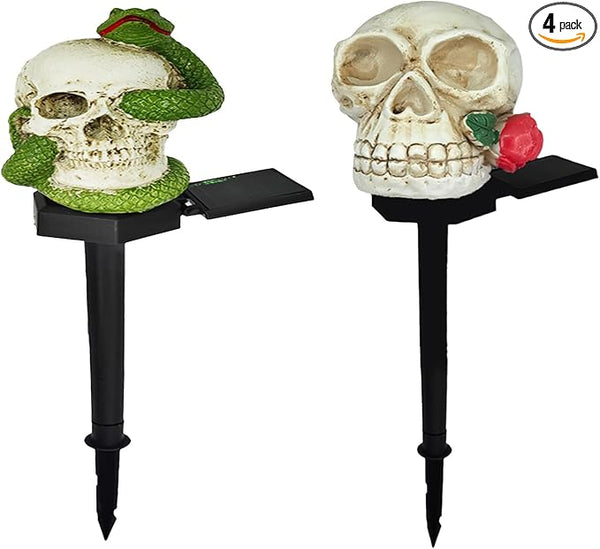 Skeleton LED Solar Light - Spooky Halloween Decoration for Garden, Yard Path, Yard Waterproof Outdoor Solar Light | Lumora