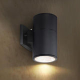 ASD 1 Light Dusk to Dawn Outdoor Wall Light Fixture | 60W E26 Bulb Socket 120V ETL Cylinder Up Down Lights | | Lumora