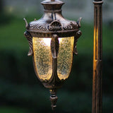Lights Outdoor 1.4M Outdoor Landscape Street Light Antique E27 Edison Garden Glass Lantern IP55 Waterproof | Lumora