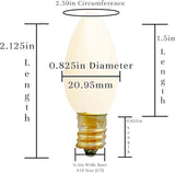 EST. LEE DISPLAY L D 1902 Indoor ＆ Outdoor String Light C7 E12 Ceramic Christmas Replacement Bulbs Solid Opaque | Lumora