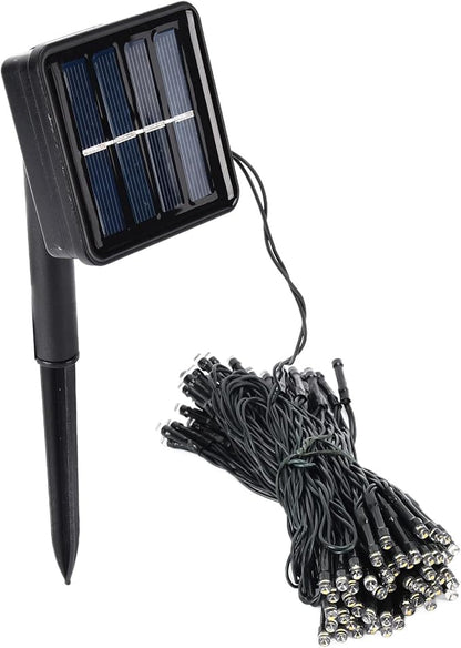39ft 100LED Small Fairy 8 Lighting Modes Solar Power Outdoor String Lights watertight High Temperature resistant (Warm) , Solar String Light , Solar String Light , 39ft 100LED Small Fairy 8 LighLED