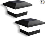 T-SUN Solar Post Lights, Waterproof Outdoor Solar Post Cap Lights for 4X4 Wooden Posts, 6000K Cool White LED | Lumora