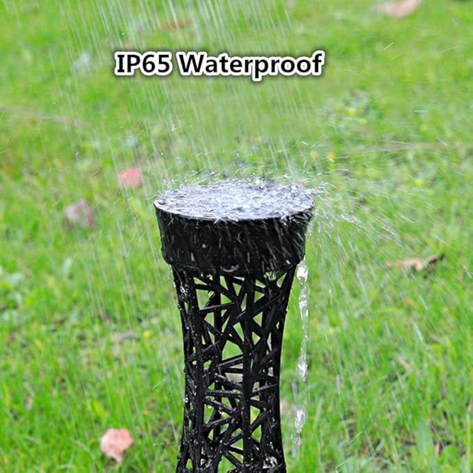 4 Pack Solar Pathway Lights Outdoor, Solar Landscape Garden Lights, Decorative Solar Lights Waterproof Garden Lamps for Patio Yard Driveway Lawn