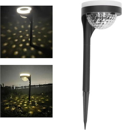 Outdoor Solar Pathway Light, Waterproof PP Material, Warm Color, Easy Installation, No Rusting - Continuous Lighting, Decorative Yard and Garden Solution for Outdoor Spaces