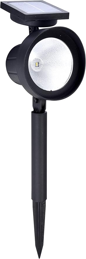 Crosslight Outdoor Solar Warm White LED Weatherproof Spot Light for Gardens, Walkways, Patios and Yards - 15 Lumens | Lumora