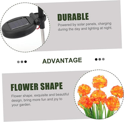 Solar Light Decorative Garden Landscape Lamp Led Flower Solar Pathway Light for Courtyards Parks and Gardens Auto at Night and Stylish Design