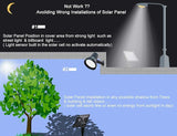 SUNLONG Solar Powered Spot Lights Outdoor Waterproof 2 in 1 Bright Solar SpotLights Power Adjustable for Flag Yard | Lumora