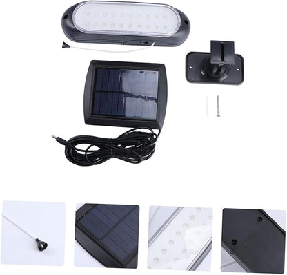 DOITOOL 2pcs Solar String Lights with Extension Cable Patio Lights Energy-Saving for Room and Bedroom Decor