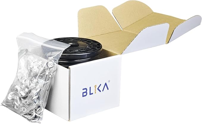 BLIKA String Light Hanging Kits, 170FT Coated Stainless Steel 304 Wire Rope, Outdoor Light Guide Wire, Globe String | Lumora