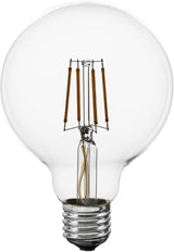 Novelty Lights 4 Pack G95 Edison Style LED Globe Light Bulb, 4 Watt (40 Watt Equivalent) - Decorative Outdoor Light | Lumora