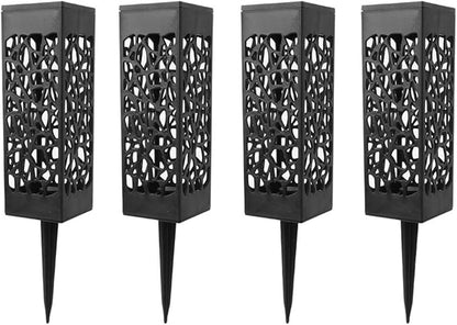 Zerodis Landscape Lamps Panel Spike Lamp ABS Rechargeable NiMH Battery Pathway Tool for Outside Patio Pathway Yard Decorations Solar Lawn Light