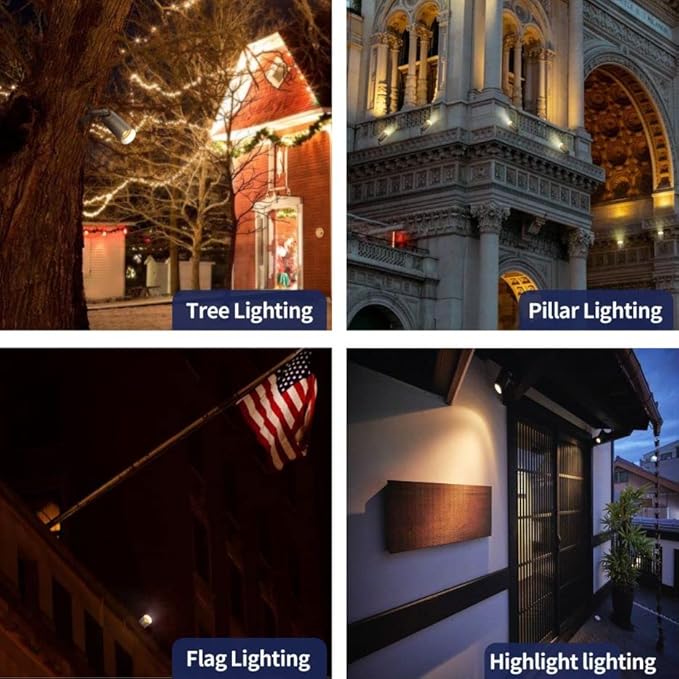Gardenreet Brass Low Voltage Down Lights, 12V Outdoor Antique Bronze LED Landscape Spot Downlights for Tree Garden | Lumora
