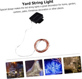 balacoo Solar Powered Copper Wire String Lights Outdoor White LED Christmas Decor Starlight String for Garden Patio | Lumora
