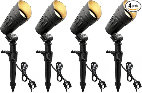 LITFIT Low Voltage LED Spotlights with 35° Beam Angle, 7.5W 410LM 3000K Warm White Outdoor Landscape Lighting, CRI | Lumora