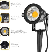 Low Voltage Landscape Lights 10W 12V Landscape Lighting with Connectors Warm White Waterproof Outdoor Spotlights | Lumora