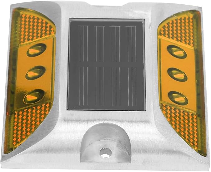 LED Road Reflector,Solar Power Ground Marker Lights,Waterproof Outdoor Driveway Road Highway Spike Lamp,Road Ground | Lumora