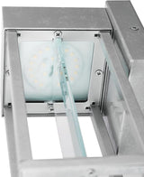GLOBE Electric 44880 Bowie 1-Light LED Integrated Outdoor Wall Sconce, Galvanized Steel, Bulb Not Included | Lumora