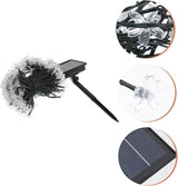 Solar Cherry Blossom String Lights LED Colorful Flower Shape Solar-Powered Outdoor Patio Lights with Modes for | Lumora
