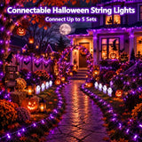 KAQ 240LED 88Ft Connectable String Lights Indoor Outdoor Clear Wire