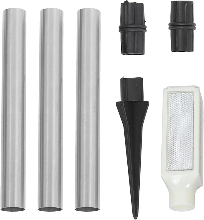 Solar Stake Lamp Outdoor Lawn Light Solar Pathway Lights White for Patio Yard Courtyard