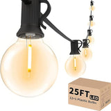 Svater Outdoor String Lights 150FT, E26 Socket, 48pcs S14 Shatterpoof Bulbs and 25ft G40 String Lights | Lumora