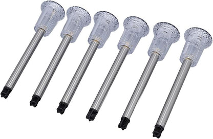 Yosoo Solar Stake Lights Colorful Ground Inserted Solar Pathway Light for Patio Lawn Yard Outdoor 6 Pack Outdoor Solar Light Solar Pathway Light Solar Walkway Light Garden Solar Outdoor