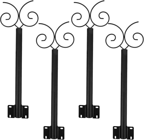 Sosoport 1set Outdoor String Light Support Rod Light Poles Easy Installation Resistant Hanger for Deck Garden Use | Lumora