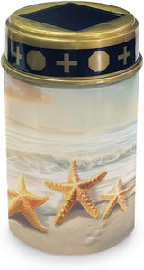 ZOUTAIRONG Solar Light for Cemetery Grave Starfish Pattern Durable Garden Lights Solar Powered Pathway Lights | Lumora
