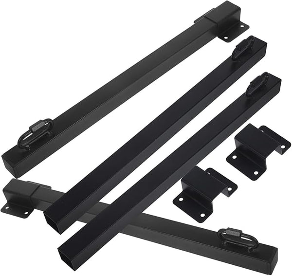 TEHAUX 4Pcs Outdoor String Light Poles Support Rods for Hanging Bird Feeders Lights Easy Installation for Patio | Lumora