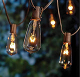 10Ft Outdoor String Lights Waterproof with 10 ST40 E17 Edison Replacement Lights Bulbs, Vintage Patio String Lights | Lumora