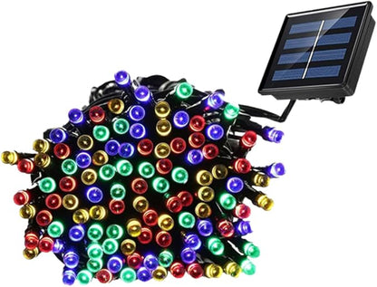 Homoyoyo 100 LED Solar String Lights Waterproof 10M Decorative Outdoor Lighting for Garden Trees Lawn Energy Efficient Solar Powered Fairy Lights