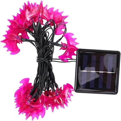 Amosfun 5m Solar String Lights for Halloween Decorative Lamps Warm Glow for Indoor and Outdoor Party Decorations