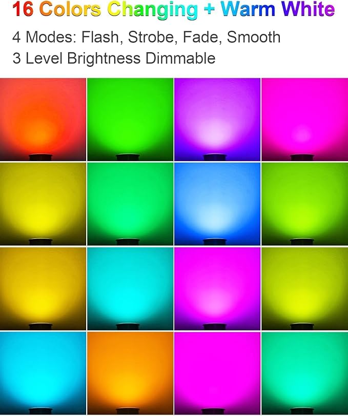ZUCKEO Low Voltage Landscape Lighting RGB Well Lights Landscape LED In Ground Light, Outdoor Color Changing | Lumora