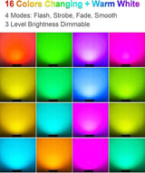 ZUCKEO Low Voltage Landscape Lighting RGB Well Lights Landscape LED In Ground Light, Outdoor Color Changing | Lumora