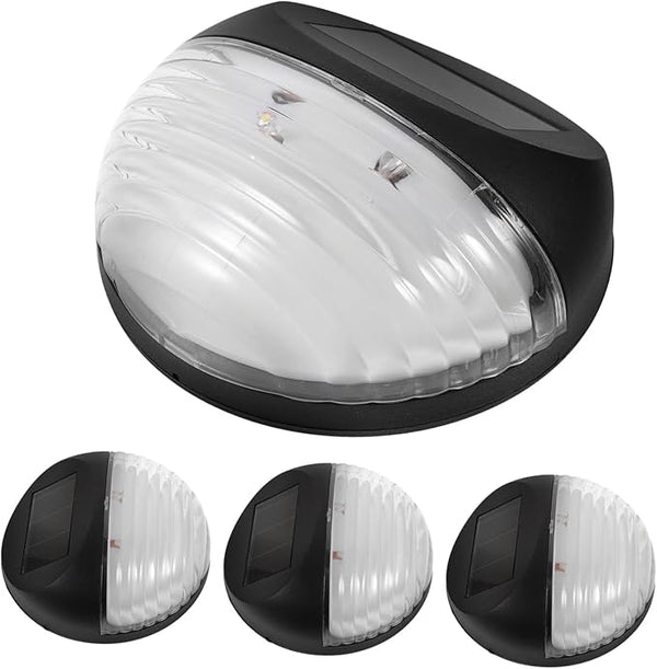 HOMSFOU Outdoor Led Solar Pathway Lights 4 Pack for Stairs Fence Garden Low Lighting | Lumora