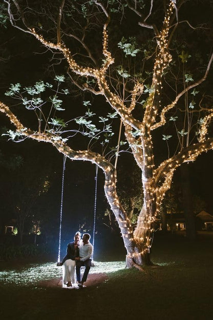 AIYAKA String Lights, 2-Pack LED String Light with 400 Bright LEDs, 150 FT Waterproof Connectable Fairy Lights with 8 Modes, Green Wire, Warm White for Indoor & Outdoor