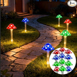 Solar Mushroom Ambience Lamp IP55 Rating, Plug-in Free Automatic Lighting, Easy Installation, Gently Illuminates | Lumora