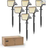 Philips 6 Packs Solar Spot Lights Outdoor Waterproof, 28 LED 3000K Solar Powered Landscape Pathway Lights, Dusk to | Lumora