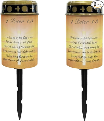 Solar Cross Lights Outdoor Stake Yard Lights Pathway Lights Solar Powered Festival Decoration Outside Landscape Lighting Solar Garden Lights,Wall Light Auto On & Off