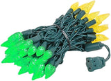 Novelty Lights 24FT 70 LED C6 Christmas String Lights, Outdoor Tree Commercial Grade LED Lights, Permanent | Lumora